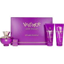 Kit versace dylan purple eau de parffum 100ml+ 5ml +body lotion100ml+shower gel100ml