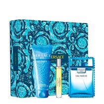 Kit Versace Eau Fraiche - Eau De Toilette 100ml + Shower Gel 100ml + Miniatura 10ml