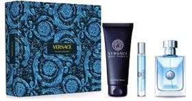 Kit Versace Pour Homme Edt 100Ml + 10Ml + Gel De Banho 150Ml