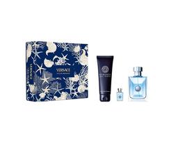Kit versace pour homme edt 100ml + miniatura 5ml + body shampoo 150ml