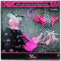 Kit Vestido Candide Doll Dress Com 2 Looks