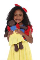 Kit Vestido Fantasia Tal Menina Tal Boneca - Branca de Neve