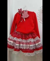 Kit Vestido Red quadrilha Kit Vestido Red quadrilha