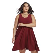 Kit Vestido Regata Feminino Plus Size Soltinho Moda Verão Saruel