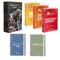 Kit Veterinaria Coleção 6 Livros Completos Sanar Editora