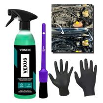 Kit Vexus 500ml Vonixx + Pincel Zacs + Luvas - Limpador de Rodas e Motor