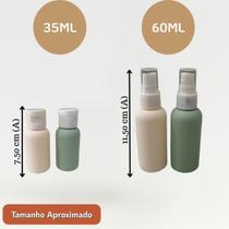 Kit Viagem 10 Pçs Pote Frasco Cosmético Recarregável Organizador Portátil Mala Avião Higiene Pessoal