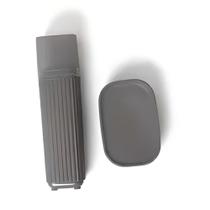 Kit Viagem Banheiro 2 Pçs Cinza Es - 1200 - Usual Utilidades Kit Viagem Banheiro 2 Pçs Cinza Es - 1200 - Usual Utilidades