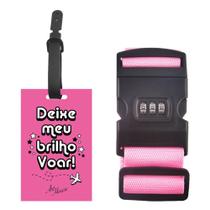 Kit Viagem Cinta Para Mala Bagagem Viajem Ajustável Código EIdentificado Faixa Com Senha - Art House Kit Viagem Cinta Para Mala Bagagem Viajem Ajustável Código EIdentificado Faixa Com Senha - Art House