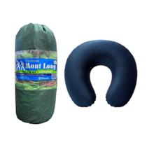 Kit Viagem Colchonete + Almofada de Pescoço Tamanho:SolteiroCor:Azul