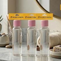 Kit Viagem Com 3 Frascos 100ml Marco Boni Cores Diversas Rosa Lisa Kit Viagem Com 3 Frascos 100ml Marco Boni Cores Diversas Rosa Lisa
