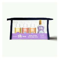 Kit Viagem Dengo Chlorophylla shampoo, condicionador, sabão líquido e colônia Kit Viagem Dengo Chlorophylla shampoo, condicionador, sabão líquido e colônia