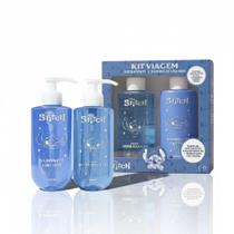 Kit Viagem Hidratante Corporal e Sabonete Líquido Corporal - Stitch Disney 120ml cada