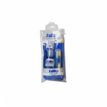Kit Viagem Hillo Escova Dental + Gel Dental + Fio Dental