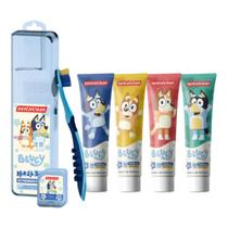 Kit Viagem Infantil Premium 3 em 1 Bluey - Dentalclean Kit Viagem Infantil Premium 3 em 1 Bluey - Dentalclean