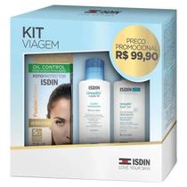 Kit Viagem Isdin Protetor Solar Facial FPS60 30ml + Gel de Banho 100ml + Loção Corporal 100ml