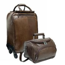 Kit Viagem Mala + Frasqueira com Alça Paris Viccina Kit Viagem Mala + Frasqueira com Alça Paris Viccina