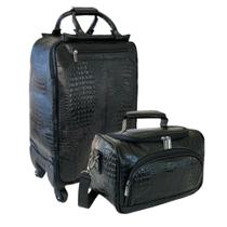 Kit Viagem Mala + Frasqueira com Alça Paris Viccina