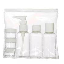 kit viagem multiuso porta shampoo creme loção para viagem com Necessaire