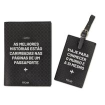 Kit Viagem Porta Passaporte E Tag Mala Cit