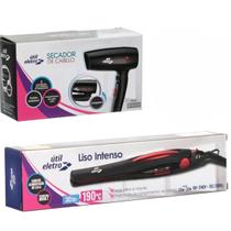 Kit Viagem Secador e Prancha de cabelo Portátil Bivolt