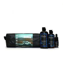 Kit Viagem Shampoo + Balm + Óleo de Barba Viking Oslo Pé na Estrada