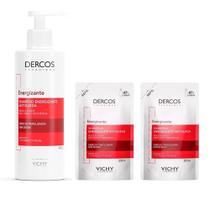 Kit Vichy Dercos Energizante Shampoo 400ml + 2 Refil 200ml