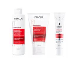 Kit Vichy Dercos Energizante Shampoo 400ml + Condic + Ampola