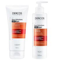 Kit vichy dercos kera-solutions super - shampoo - condicionador