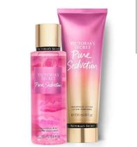 Kit Victoria Pure Seduction Body Splash + Hidratante corporal Clássico mais vendido Pele perfumada