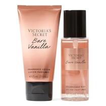 Kit Victoria's Secret Bare Vanilla Body Splash 75ml + Hidratante 75ml