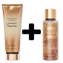Kit Victória's Secret Body Splah + Creme Hidratante Coconut Passion 236ml+250ml Original Importado