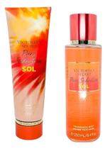 Kit Victória's Secret Body Splah + Creme Hidratante Pure Seduction Sol 236ml+250ml Original Lacrado