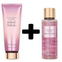 Kit Victória's Secret Body Splah + Creme Hidratante Velvet Petals 236ml+250ml Original Importado