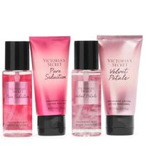 Kit Victoria's Secret Pure Seduction & Velvet Petals - Body Splash 2x75ml + Body Lotion 2x75ml Kit Victoria's Secret Pure Seduction & Velvet Petals - Body Splash 2x75ml + Body Lotion 2x75ml