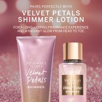 Kit Victoria's Secret Velvet Petals Shimmer hidratante + Body Splash shimmer Mais vendido