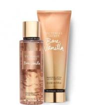 Kit Victoria Secrets Bare Vanilla Body Splash + Hidratante corporal - Clássico - Pele perfumada