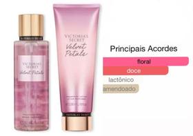 Kit Victoria Secrets Velvet Petals Body Splash + Hidratante corporal Velvet Petals