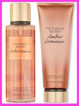 Kit Victorias Secret Amber Romance Body Splash e Creme Hidratante Original