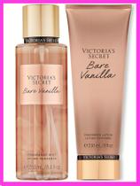 Kit Victorias Secret Bare Vanilla Body Splash e Creme Hidratante Original