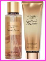 Kit Victorias Secret Coconut Passion Body Splash e Creme Hidratante Original Victorias Secret