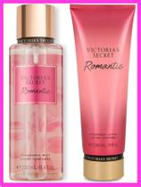 Kit Victorias Secret Romantic Body Splash e Creme Hidratante Original