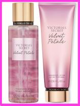Kit Victorias Secret Velvet Petals Body Splash e Creme Hidratante Original