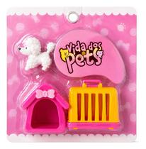 Kit Vida Dos Pets Casinha Cachorrinho Transporte Infantil Kit Vida Dos Pets Casinha Cachorrinho Transporte Infantil