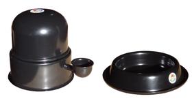 Kit Vida mansa - Bebedouro Alumínio 3L + Tigela Alumínio 700ml