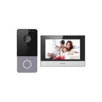 Kit Vídeo Porteiro Hikvision DS-KIS603-P(B) IP WIFI 1080 HD Kit Vídeo Porteiro Hikvision DS-KIS603-P(B) IP WIFI 1080 HD