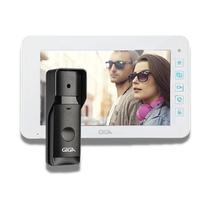 Kit Vídeo Porteiro Tela 7 Pol Display LCD Colorido 800x480 + Unidade Externa Speaker IR IP66 Giga - GS0098