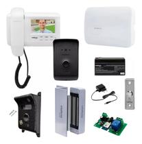 Kit Videoporteiro Inteligente IVR 4 com Fechadura Eletroímã e Proteção AntiVandalismo