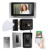 Kit Videoporteiro WiFi Allo wT7 Fechadura FX 500 e Botoeira Inox Kit Videoporteiro WiFi Allo wT7 Fechadura FX 500 e Botoeira Inox
