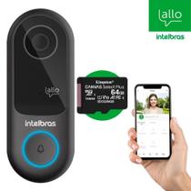 Kit Videoporteiro WiFi Intelbras IVW 3000 com Cartão Micro SD 64GB Kit Videoporteiro WiFi Intelbras IVW 3000 com Cartão Micro SD 64GB